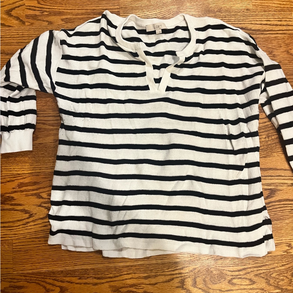 Loft Striped Sweater